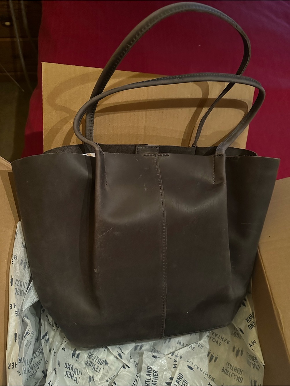 OS Devan Full Moon Portland Leather Tote